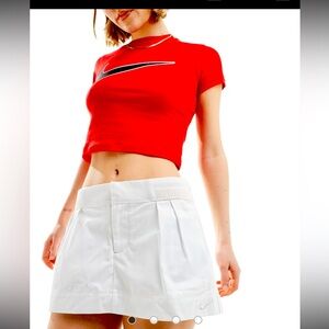 NWT Nike Mini Skirt in White- size XXL